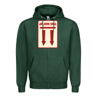 Sports Green this way up Zipper Hoodie - linhVisuals