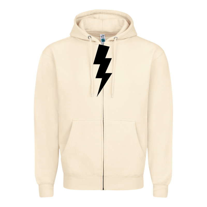 Lightning Bolt Zipper Hoodie by linhVisuals | Teevron