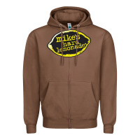 Chestnut Mikes Harder Zipper Hoodie - linhVisuals