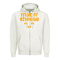 Oatmeal Heather mac n' cheese funny macaroni with cheese lover gift Zipper Hoodie - linhVisuals
