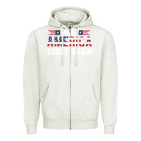 Make America Godly Again American Flag Letters Christian Quote Zipper Hoodie | Teevron