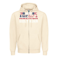 Sandshell make america godly again american flag letters christian quote Zipper Hoodie - linhVisuals