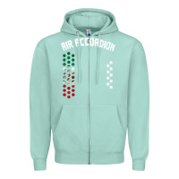 Seafoam mexican flag air accordion music instrument lover gift Zipper Hoodie - linhVisuals
