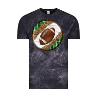 Cloud Black American Football Round Carrings 2 Vintage Tee - BundleAndBundleShop