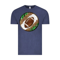 Vintage Denim American Football Round Carrings 2 Vintage Tee - BundleAndBundleShop