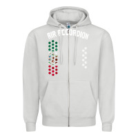 Dove Grey mexican flag air accordion music instrument lover gift Zipper Hoodie - linhVisuals