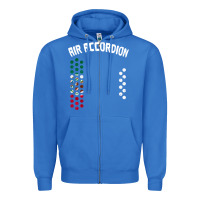 True Royal mexican flag air accordion music instrument lover gift Zipper Hoodie - linhVisuals