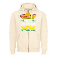 Sandshell mexicans say feliz navidad bitchahos funny merry christmas sombrero Zipper Hoodie - linhVisuals