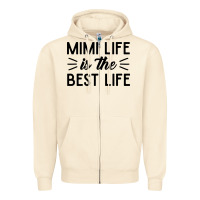 Sandshell mimi life is the best life blessed grandma mom cute gift Zipper Hoodie - linhVisuals