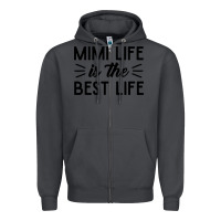 Smoke mimi life is the best life blessed grandma mom cute gift Zipper Hoodie - linhVisuals