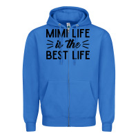 True Royal mimi life is the best life blessed grandma mom cute gift Zipper Hoodie - linhVisuals