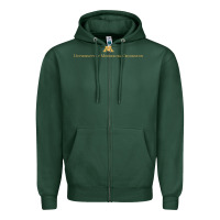 Sports Green University of Minnesota Crookston, apparel Zipper Hoodie - linhVisuals