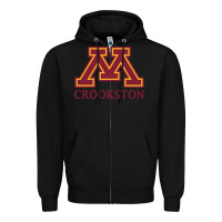 Black minnesota crookston, apparel Zipper Hoodie - linhVisuals