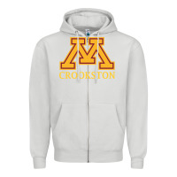 Dove Grey minnesota crookston, apparel Zipper Hoodie - linhVisuals