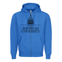 True Royal american university Zipper Hoodie - linhVisuals