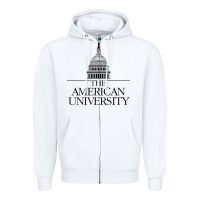 American University Zipper Hoodie | Teevron