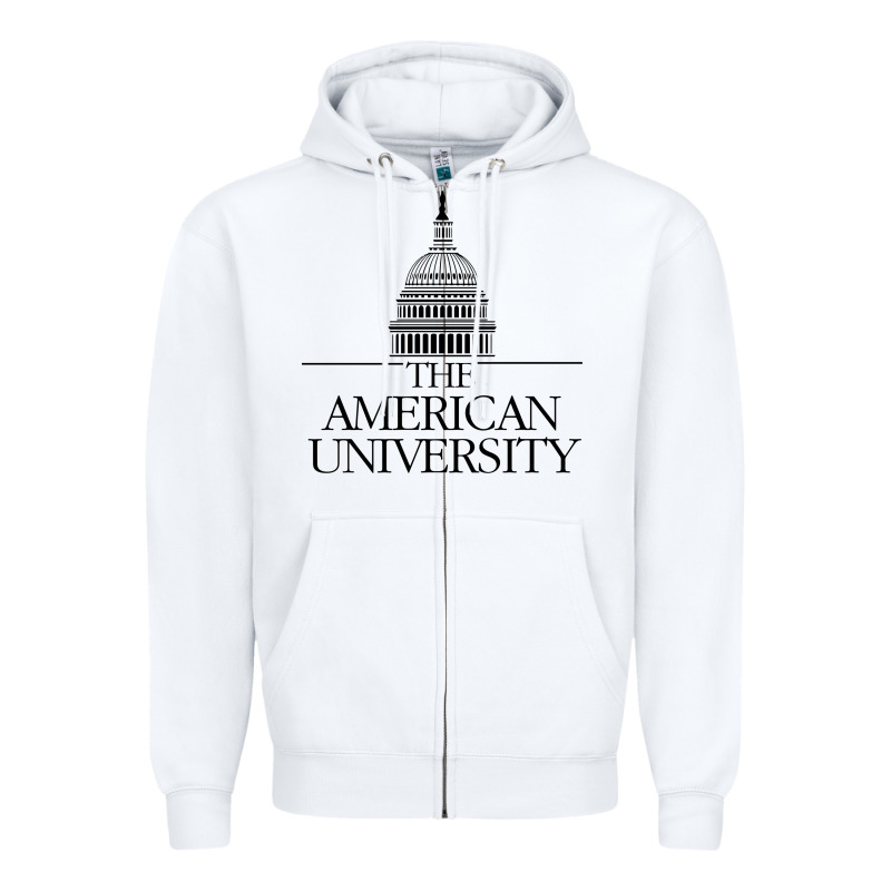 American University Zipper Hoodie by linhVisuals | Teevron