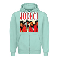 Seafoam jodeci Zipper Hoodie - linhVisuals