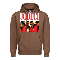 Chestnut jodeci Zipper Hoodie - linhVisuals