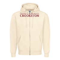 Sandshell University of Minnesota Crookston, apparel Zipper Hoodie - linhVisuals