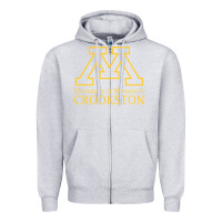Heather Grey university of minnesota  crookston, Gear Zipper Hoodie - linhVisuals