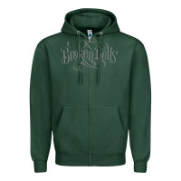 Sports Green broken bells Zipper Hoodie - linhVisuals