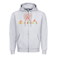 Heather Grey death cab for cutie 3 Zipper Hoodie - linhVisuals