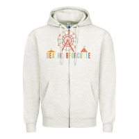 Oatmeal Heather death cab for cutie 3 Zipper Hoodie - linhVisuals
