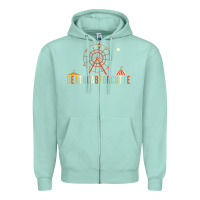 Seafoam death cab for cutie 3 Zipper Hoodie - linhVisuals