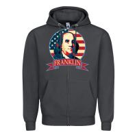 Smoke benjamin franklin Zipper Hoodie - linhVisuals