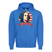 True Royal benjamin franklin Zipper Hoodie - linhVisuals