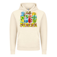 Vintage Artic Hello Summer Vintage Hoodie - CowhideDigitalArt