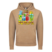 Vintage Coffee Hello Summer Vintage Hoodie - CowhideDigitalArt