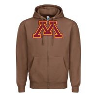 Chestnut university of minnesota, Apparel Zipper Hoodie - linhVisuals