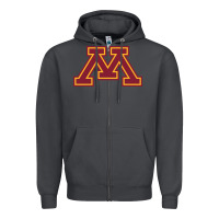 Smoke university of minnesota, Apparel Zipper Hoodie - linhVisuals