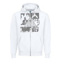White gurps illuminati classic Zipper Hoodie - linhVisuals