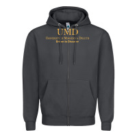Smoke University of Minnesota Duluth., Apparel Zipper Hoodie - linhVisuals