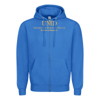 True Royal University of Minnesota Duluth., Apparel Zipper Hoodie - linhVisuals