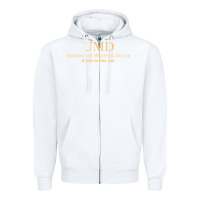 White University of Minnesota Duluth., Apparel Zipper Hoodie - linhVisuals