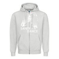 Dove Grey safety dance Zipper Hoodie - linhVisuals