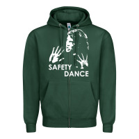 Sports Green safety dance Zipper Hoodie - linhVisuals