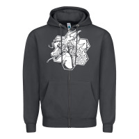 Smoke the fantasy trip megahex dragon Zipper Hoodie - linhVisuals
