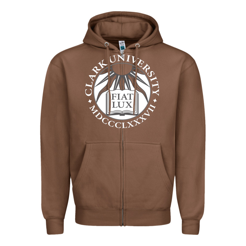 Clark University Zipper Hoodie by linhVisuals | Teevron