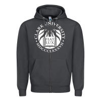 Smoke clark university Zipper Hoodie - linhVisuals