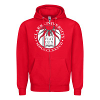 Red clark university Zipper Hoodie - linhVisuals