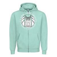 Seafoam clark university Zipper Hoodie - linhVisuals