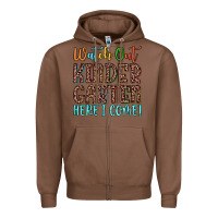 Chestnut watch out kindergarten here i come! Zipper Hoodie - JahusDesignShop