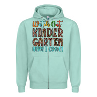 Seafoam watch out kindergarten here i come! Zipper Hoodie - JahusDesignShop