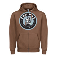 Chestnut top pot doughnuts Zipper Hoodie - linhVisuals