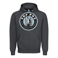 Smoke top pot doughnuts Zipper Hoodie - linhVisuals